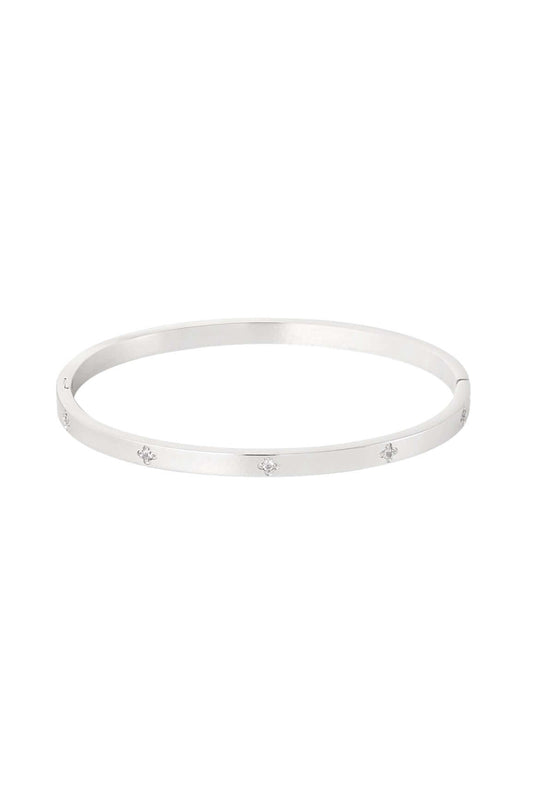 Slavenarmband Claire, zilver/goud